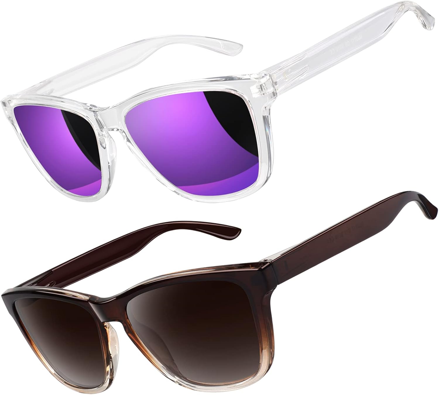 Поляризованные солнцезащитные очки LINVO, TR90, UV400, для вождения, рыбалки, гольфа. Цвета: B Clear Frame | Purple Mirrored Lens, Gradient Brown Frame | Gradient Brown Lens
Поляризованные солнцезащитные очки LINVO, TR90, UV400, для вождения, рыбалки, гольфа. Цвета: B Clear Frame | Purple Mirrored Lens, Gradient Brown Frame | Gradient Brown Lens