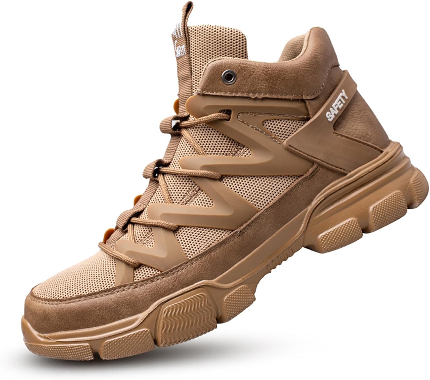 Мужские кроссовки с стальным носком Micoklinlin, модные, противоскользящие, для походов, легкие высокие защитные обувь, хаки
Мужские кроссовки с стальным носком Micoklinlin, модные, противоскользящие, для походов, легкие высокие защитные обувь, хаки