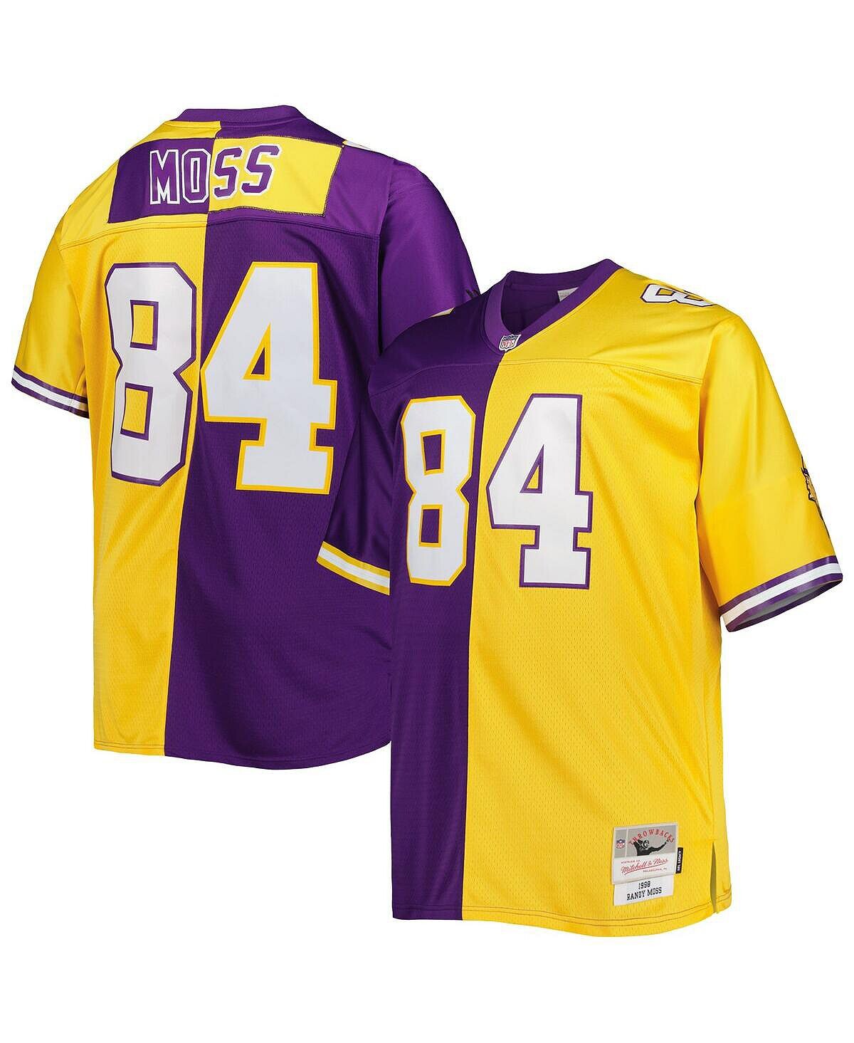 Мужская фиолетово-золотая футболка Рэнди Мосса Minnesota Vikings Big and Tall Split Legacy Retired Player, реплика Mitchell & Ness, Фиолетовый, Мужская фиолетово-золотая футболка Рэнди Мосса Minnesota Vikings Big and Tall Split Legacy Retired Player, репл
Мужская фиолетово-золотая футболка Рэнди Мосса Minnesota Vikings Big and Tall Split Legacy Retired Player, реплика Mitchell & Ness, Фиолетовый, Мужская фиолетово-золотая футболка Рэнди Мосса Minnesota Vikings Big and Tall Split Legacy Retired Player, репл
