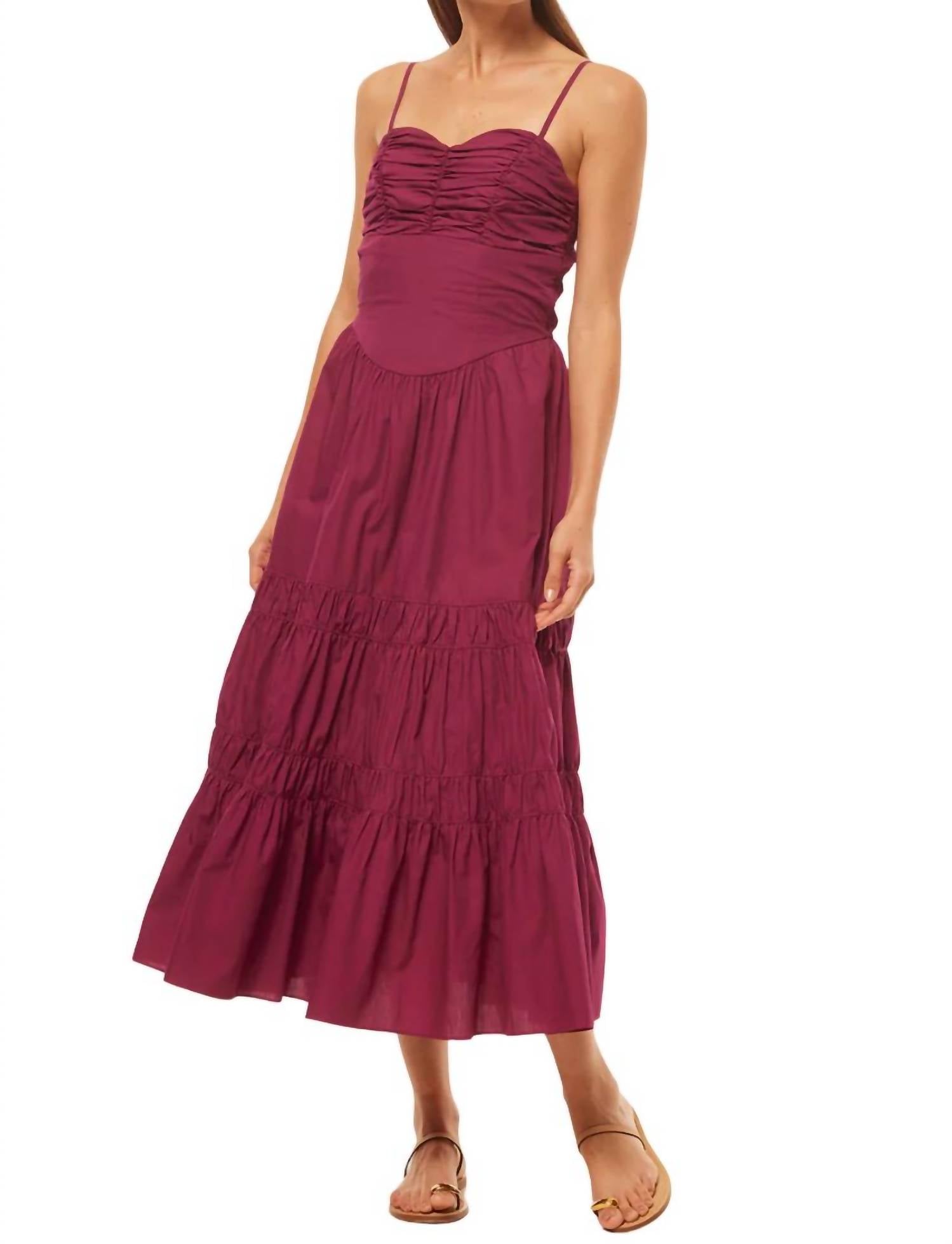 Платье Rula из хлопкового поплина цвета орхидеи Misa Los Angeles, цвет orchid cotton poplin
Платье Rula из хлопкового поплина цвета орхидеи Misa Los Angeles, цвет orchid cotton poplin