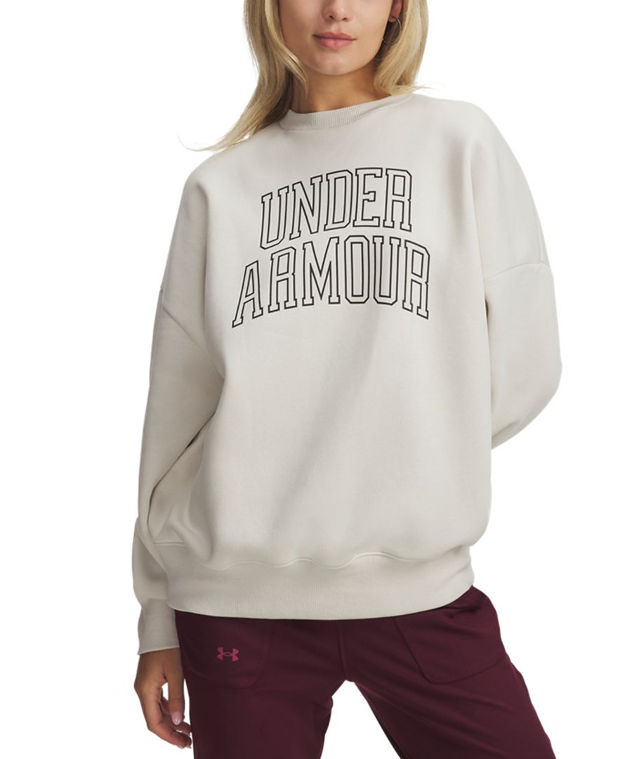 Женская флисовая толстовка Rival свободного кроя в стиле университетской формы Under Armour, Summit White / / Black
Женская флисовая толстовка Rival свободного кроя в стиле университетской формы Under Armour, Summit White / / Black