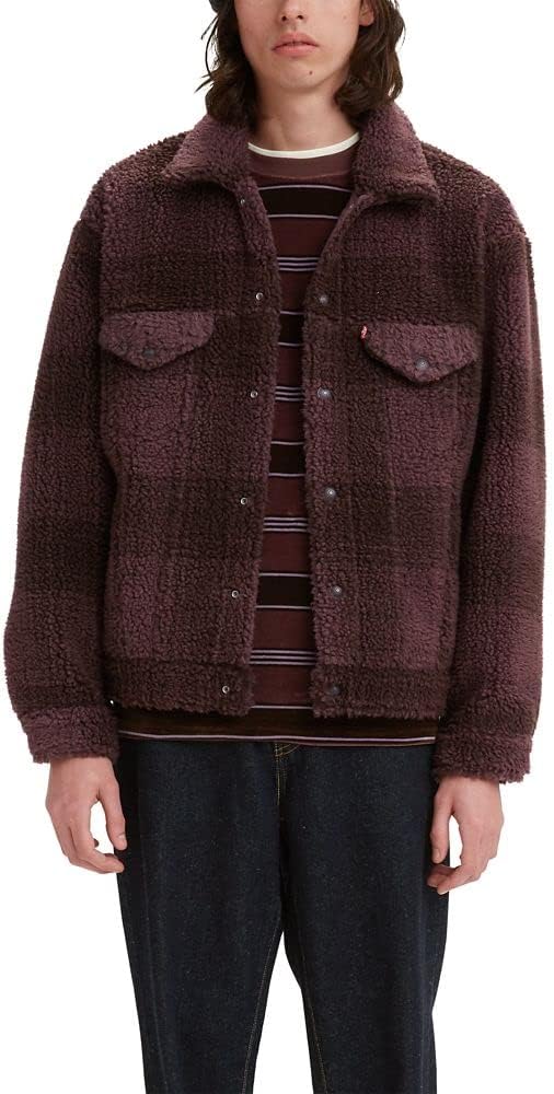 Уютная мужская винтажная куртка дальнобойщика Levi's из шерпы, Tyrone Huckleberry
Уютная мужская винтажная куртка дальнобойщика Levi's из шерпы, Tyrone Huckleberry