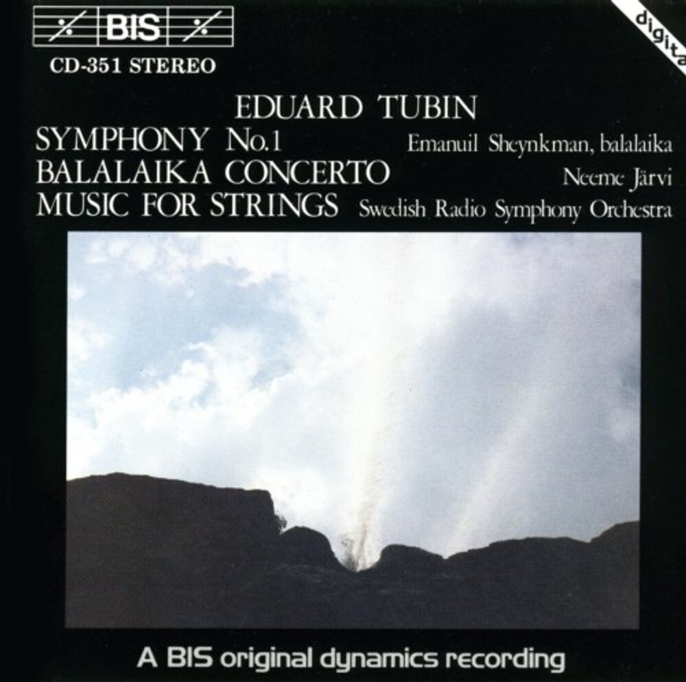 Диск CD Tubin: Symphony No. 1 / Balalaika Concerto / Music For Strings - Eduard Tubin, Swedish Radio Symphony Orchestra, Neeme Järvi
Диск CD Tubin: Symphony No. 1 / Balalaika Concerto / Music For Strings - Eduard Tubin, Swedish Radio Symphony Orchestra, Neeme Järvi