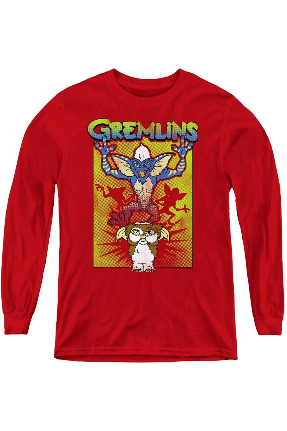 Футболка с длинным рукавом Gremlins Be Afraid Youth Gildan, красный
Футболка с длинным рукавом Gremlins Be Afraid Youth Gildan, красный