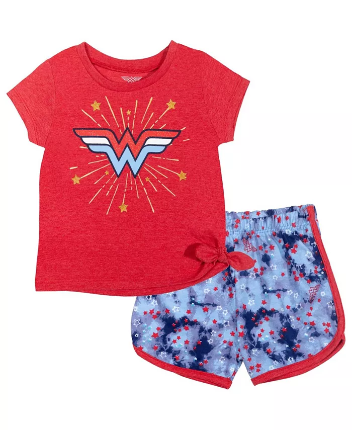 Комплект одежды для девочек: футболка DC Comics Wonder Woman и шорты Active Retro Dolphin Justice League, красный
Комплект одежды для девочек: футболка DC Comics Wonder Woman и шорты Active Retro Dolphin Justice League, красный