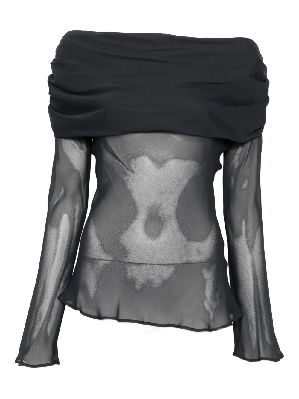 Полупрозрачный топ Semicouture, черный
Полупрозрачный топ Semicouture, черный