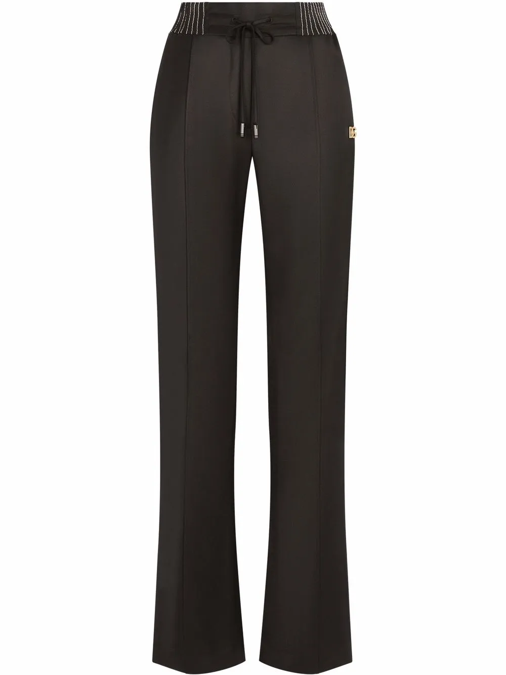 Саржевые брюки палаццо DOLCE & GABBANA, черный
Саржевые брюки палаццо DOLCE & GABBANA, черный