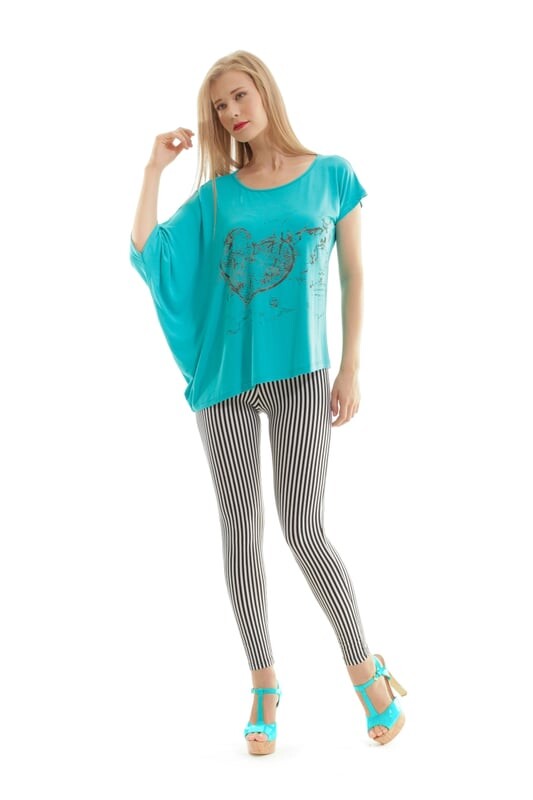 Асимметричный топ с принтом Conquista, бирюзовый
Асимметричный топ с принтом Conquista, бирюзовый