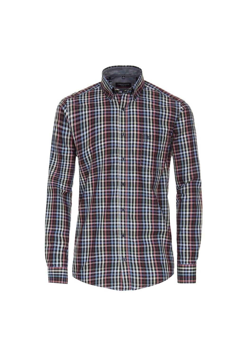 Мужская повседневная рубашка в клетку повседневного кроя CASAMODA, цвет Dunkelrot
Мужская повседневная рубашка в клетку повседневного кроя CASAMODA, цвет Dunkelrot