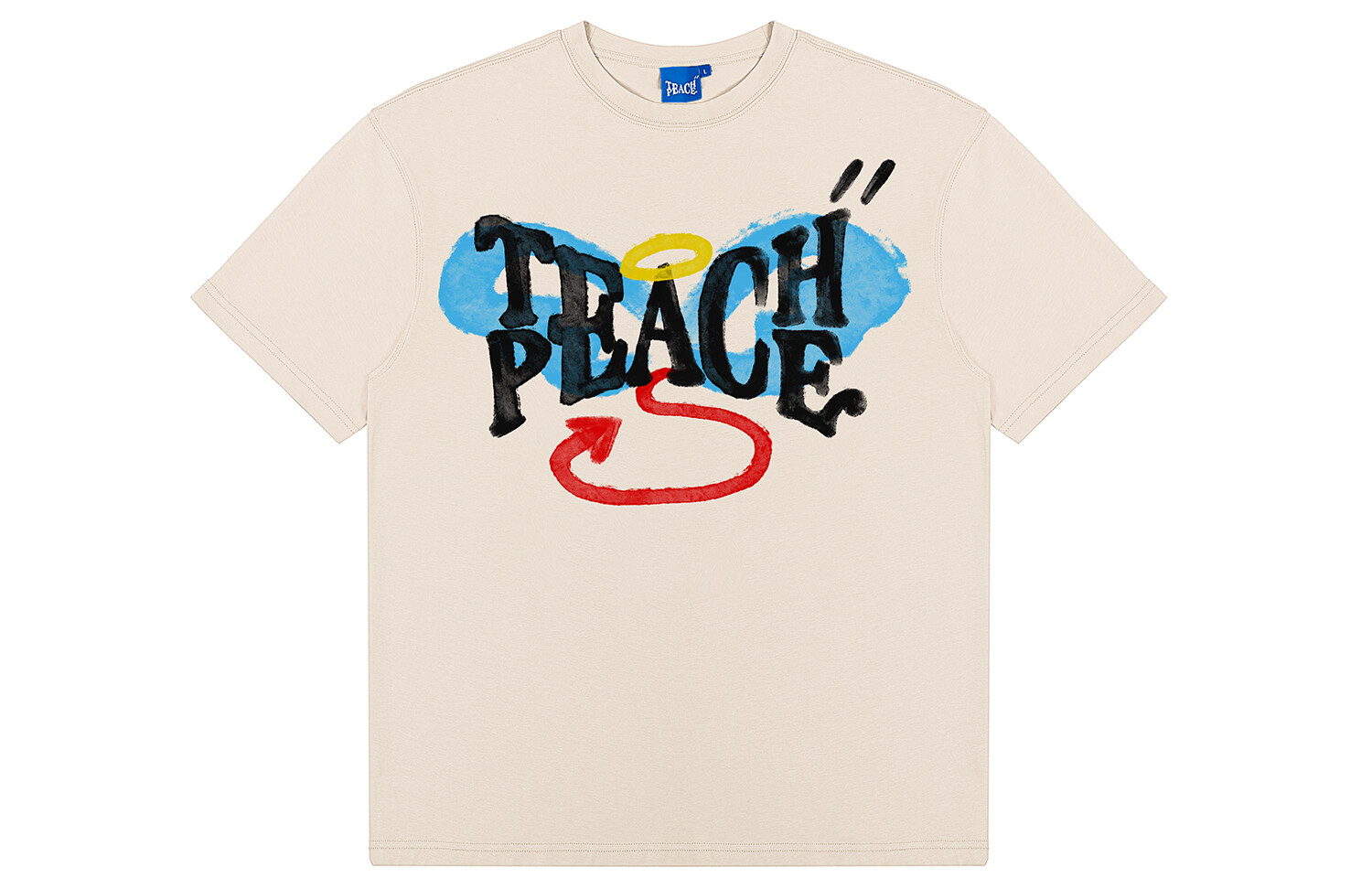 Футболка унисекс Teach Peace, Черный
Футболка унисекс Teach Peace, Черный