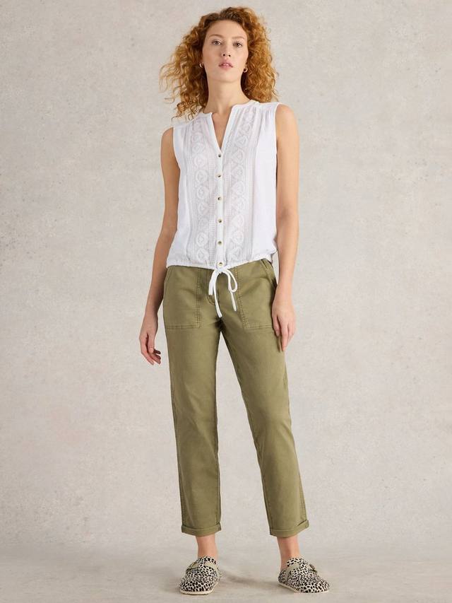 Рубашка из чистого органического хлопка с пуговицами-тюльпанами White Stuff, белый
Рубашка из чистого органического хлопка с пуговицами-тюльпанами White Stuff, белый