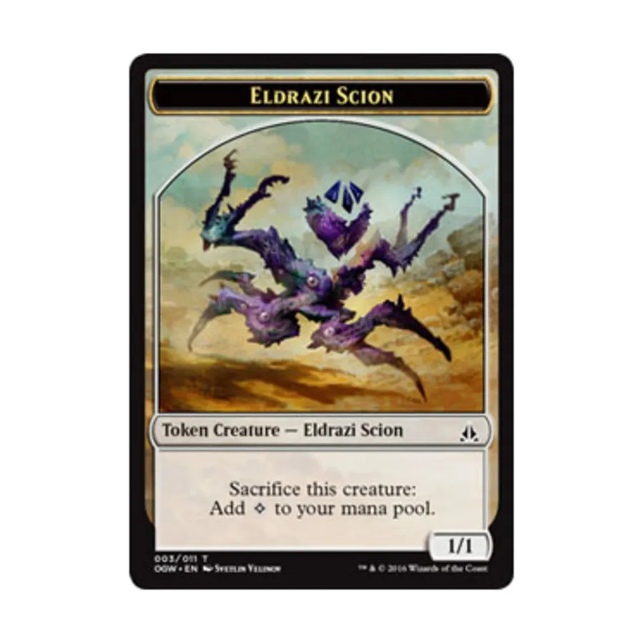 CCG Эльдрази Потомок — Жетон № 3 (С), MTG - Oath of the Gatewatch
CCG Эльдрази Потомок — Жетон № 3 (С), MTG - Oath of the Gatewatch