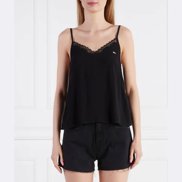 Топ стандартного кроя Tommy Hilfiger, черный
Топ стандартного кроя Tommy Hilfiger, черный