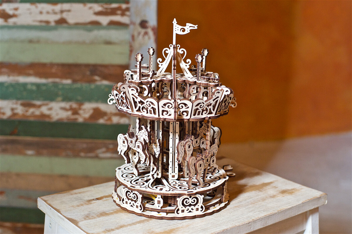 Ugears, механическая модель для самостоятельной сборки Карусель
Ugears, механическая модель для самостоятельной сборки Карусель