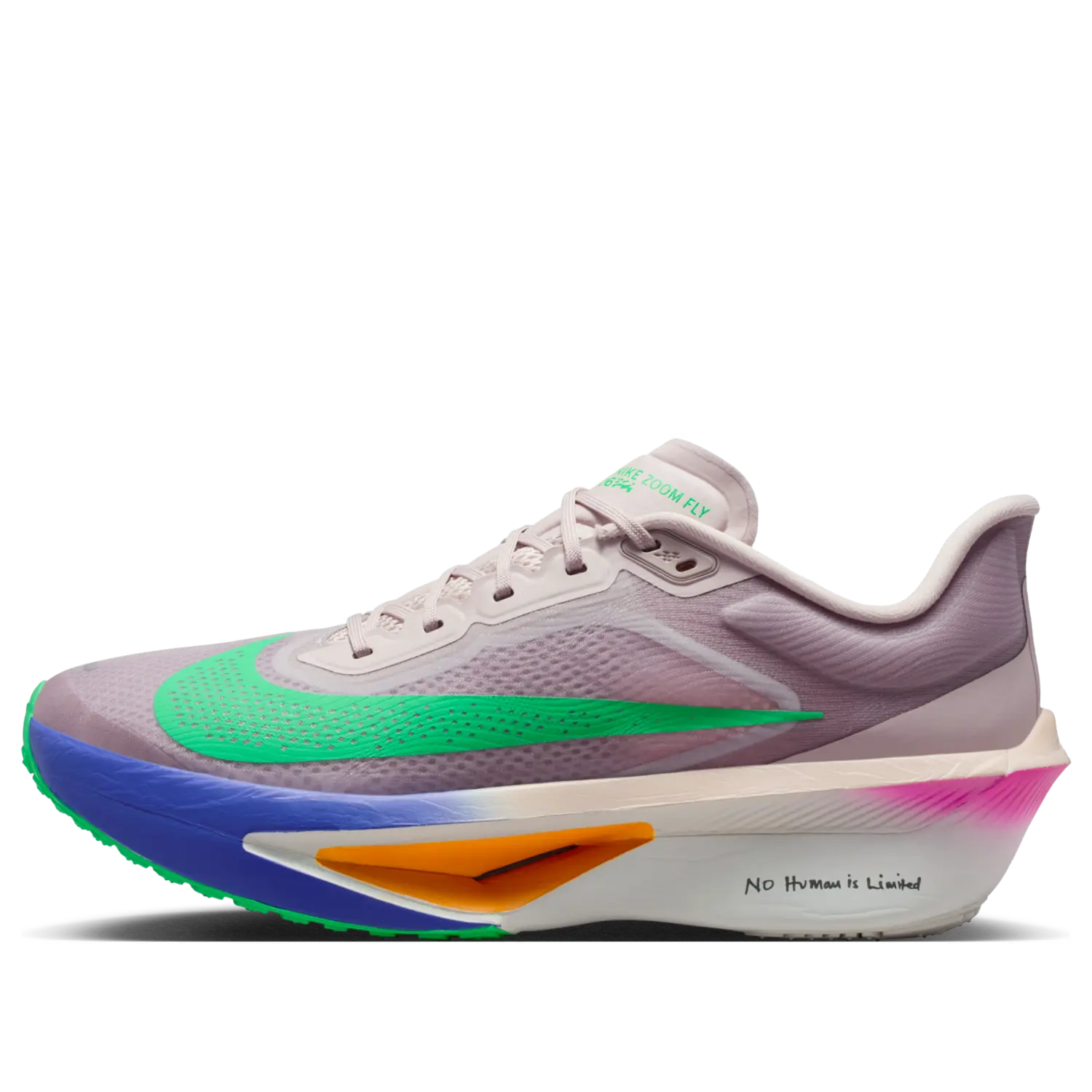 Кроссовки Nike x Eliud Kipchoge No Human is Limited Zoom Fly 6 'Muti-Color'
Кроссовки Nike x Eliud Kipchoge No Human is Limited Zoom Fly 6 'Muti-Color'