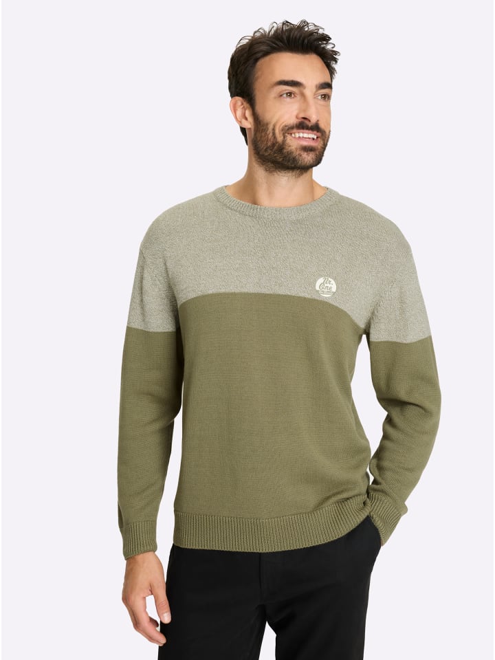 Свитер с круглым вырезом цвета хаки-меланж WITT WEIDEN
Свитер с круглым вырезом цвета хаки-меланж WITT WEIDEN