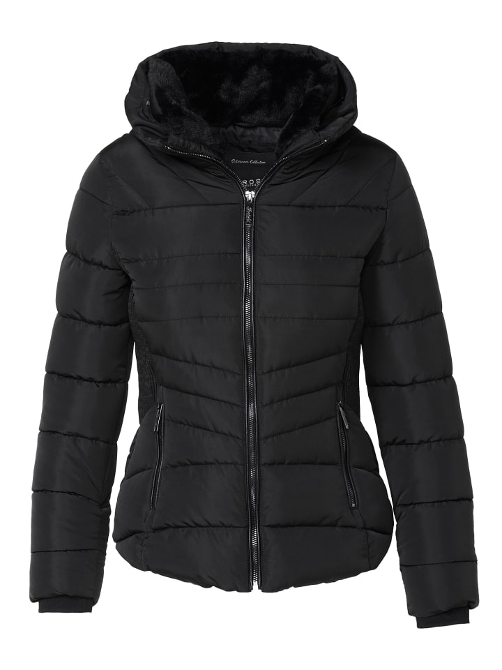 Женская стеганая куртка с воротником ЧЕРНОГО ЦВЕТА KOROSHI
Женская стеганая куртка с воротником ЧЕРНОГО ЦВЕТА KOROSHI