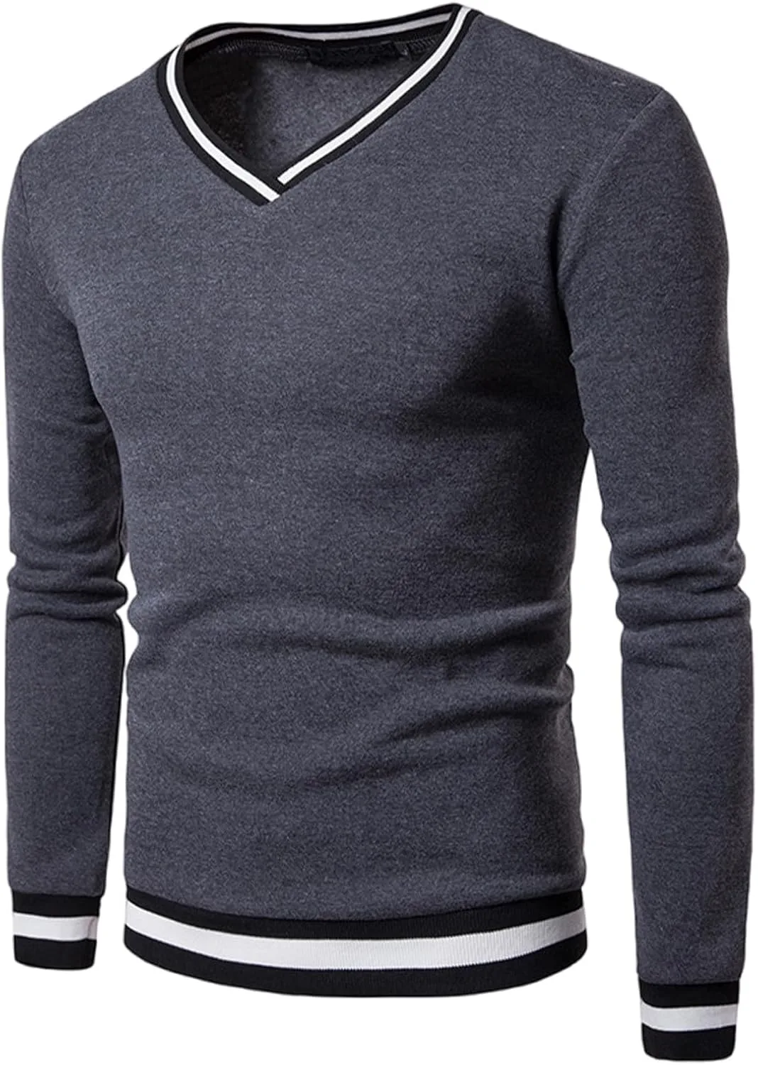 Футболка с длинным рукавом и V-образным вырезом
Футболка с длинным рукавом и V-образным вырезом