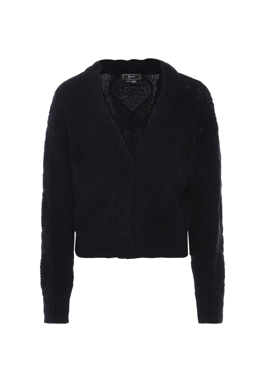 Вязаный кардиган faina, черный
Вязаный кардиган faina, черный