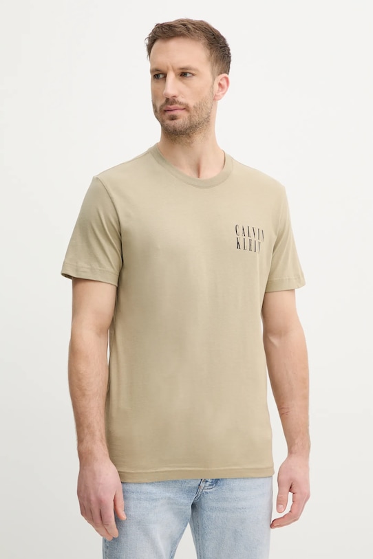 Хлопковая футболка Calvin Klein Jeans, зеленый
Хлопковая футболка Calvin Klein Jeans, зеленый