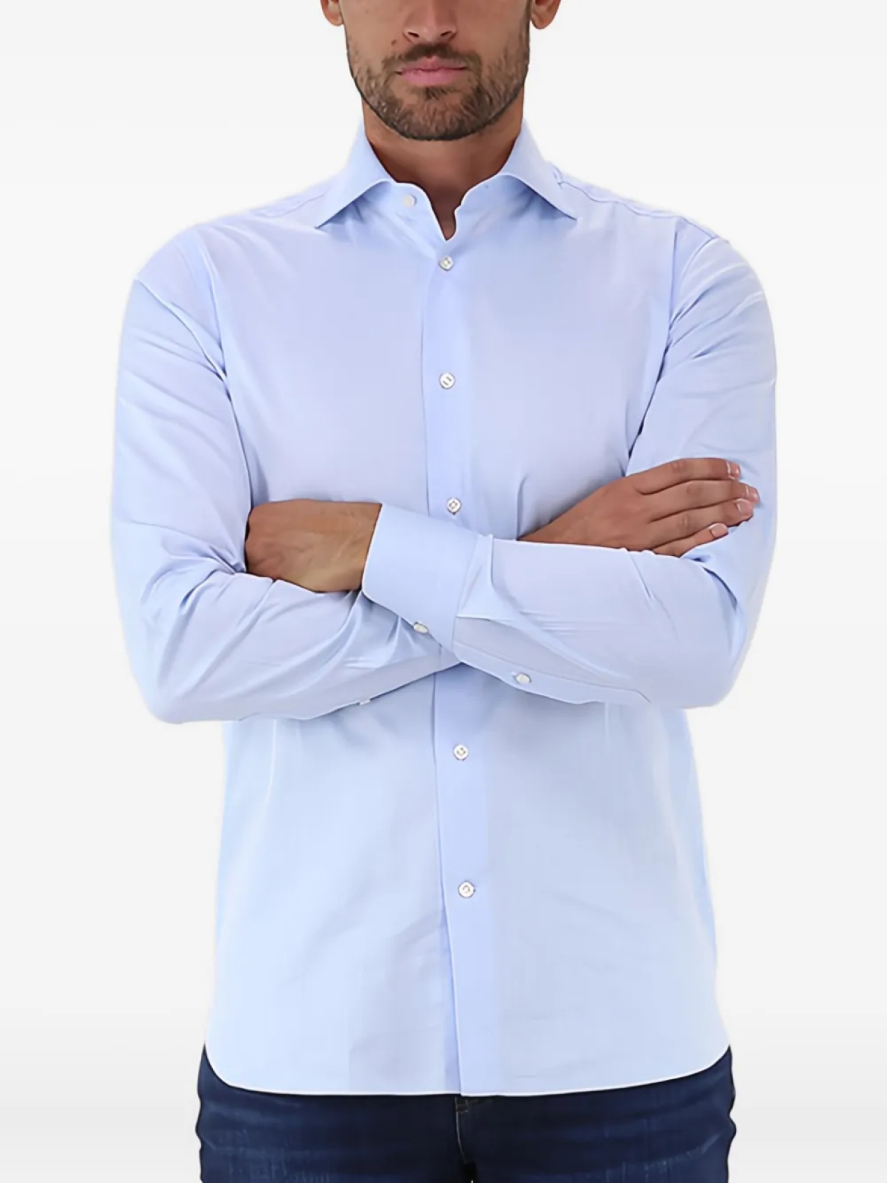 Рубашка на пуговицах BORRIELLO NAPOLI, синий
Рубашка на пуговицах BORRIELLO NAPOLI, синий