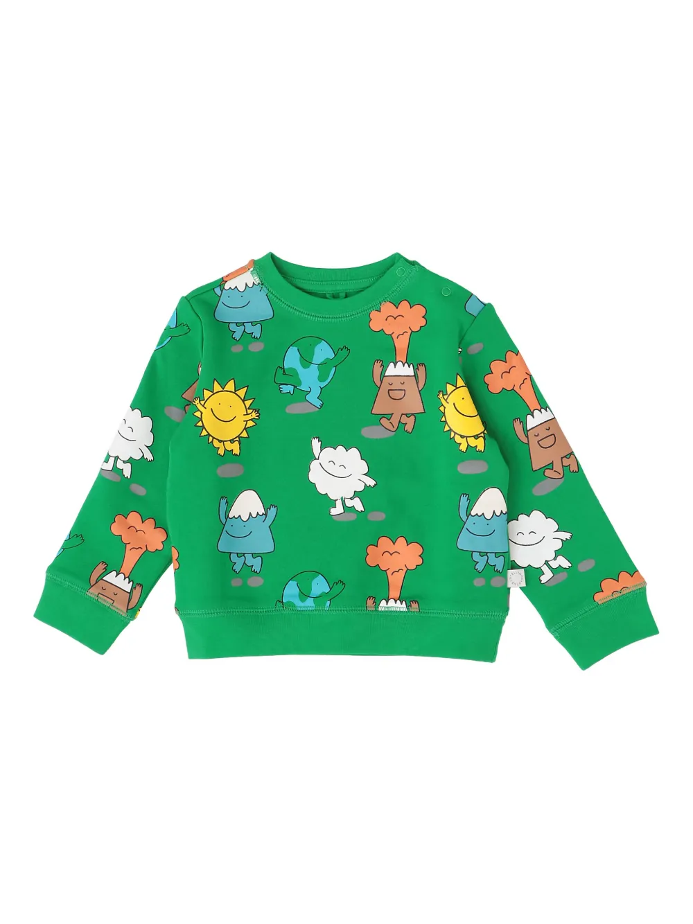 Свитер с мультяшным принтом Stella McCartney Kids, зеленый
Свитер с мультяшным принтом Stella McCartney Kids, зеленый