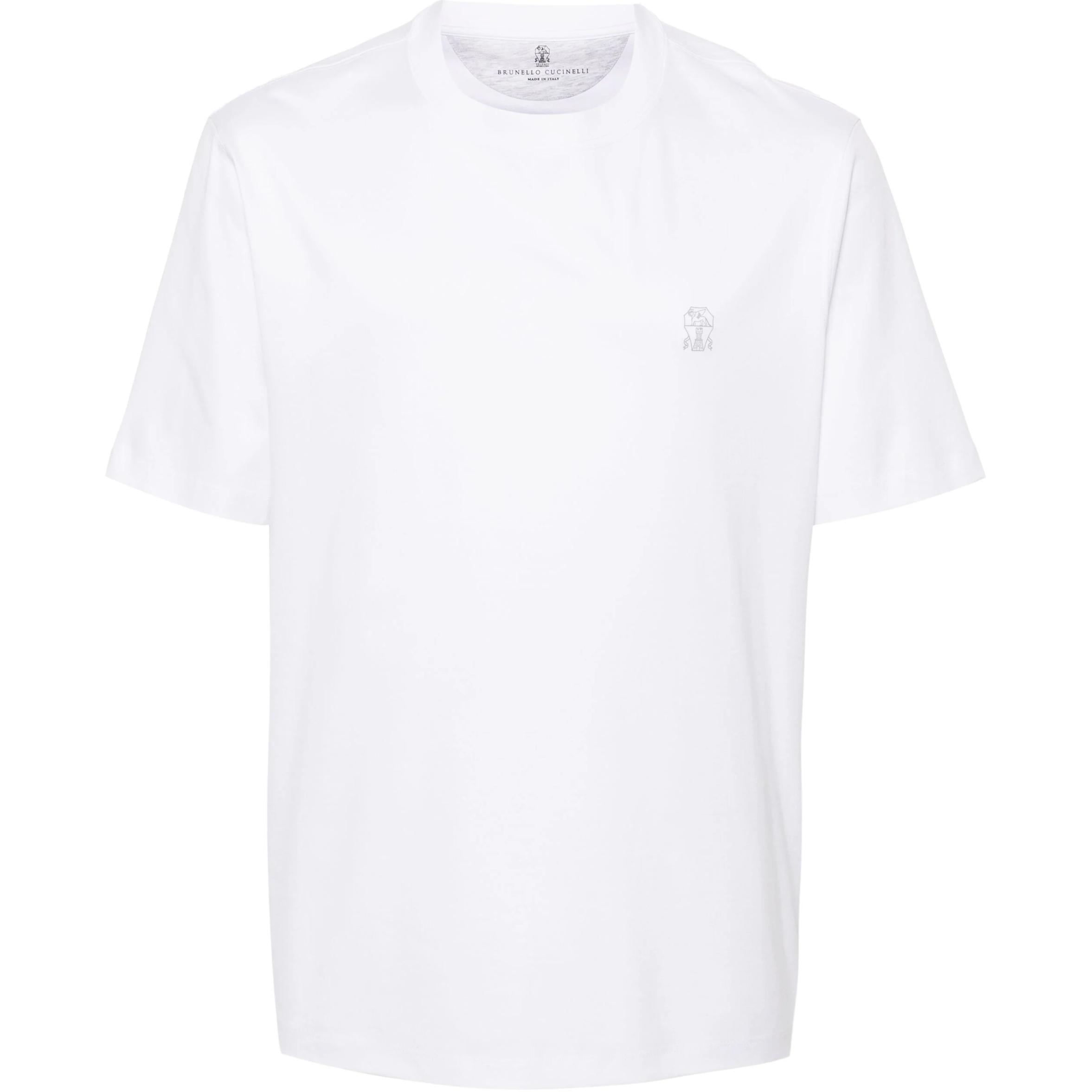 Футболка с логотипом Brunello Cucinelli, белая
Футболка с логотипом Brunello Cucinelli, белая