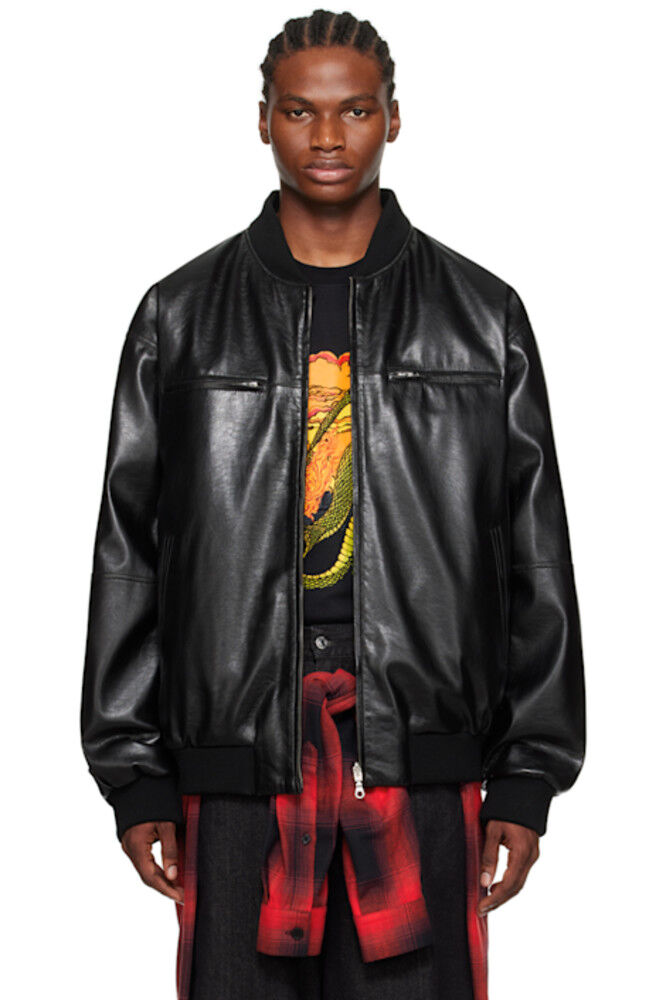 Черная двусторонняя куртка-бомбер из искусственной кожи LU'U DAN, Черный, Черная двусторонняя куртка-бомбер из искусственной кожи LU'U DAN
Черная двусторонняя куртка-бомбер из искусственной кожи LU'U DAN, Черный, Черная двусторонняя куртка-бомбер из искусственной кожи LU'U DAN