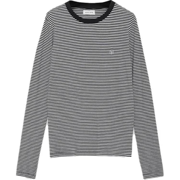 Топ с вышитым логотипом в полоску Anine Bing, мультиколор
Топ с вышитым логотипом в полоску Anine Bing, мультиколор