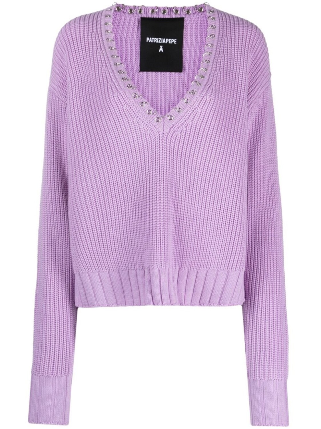 Patrizia Pepe джемпер фактурной вязки, фиолетовый
Patrizia Pepe джемпер фактурной вязки, фиолетовый