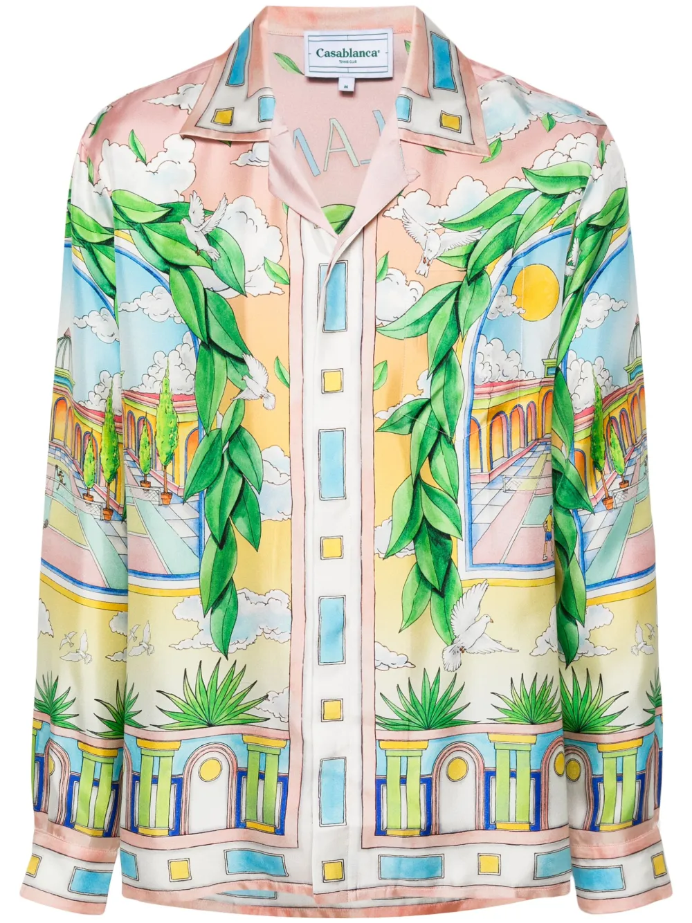 Шелковая рубашка Paysage Ideal CASABLANCA, розовый
Шелковая рубашка Paysage Ideal CASABLANCA, розовый