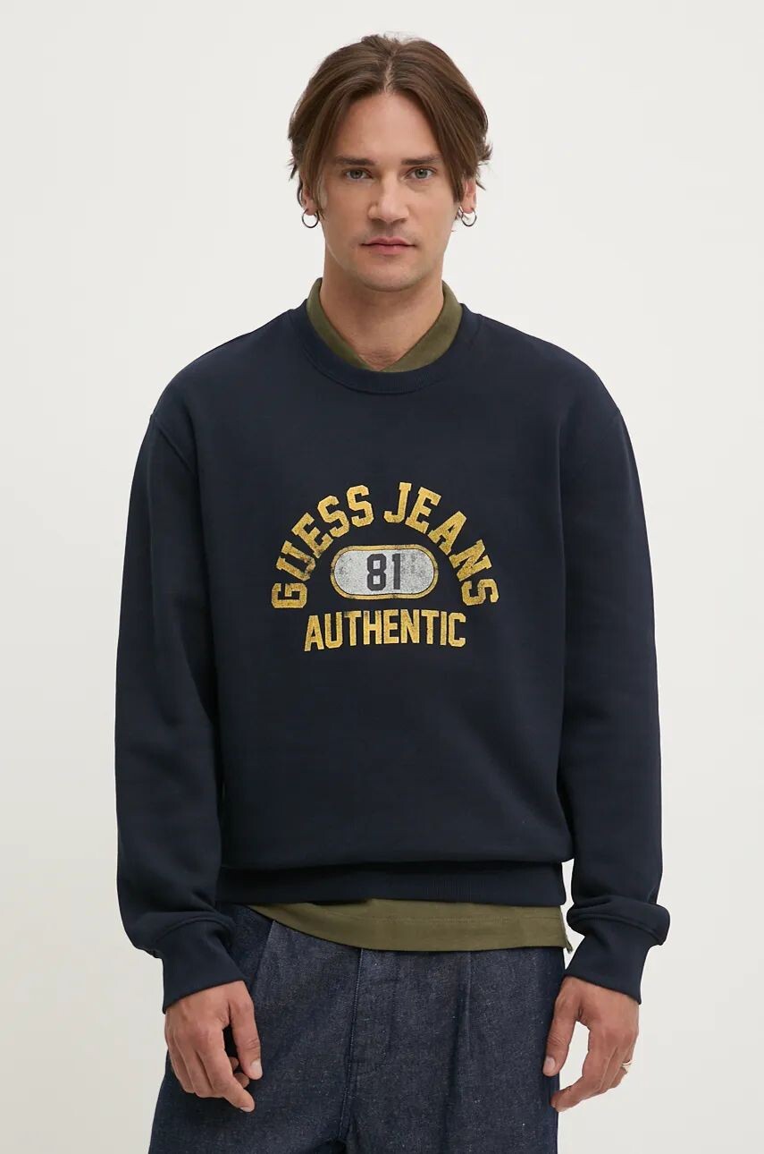 Толстовка Guess Jeans, темно-синий 
Толстовка Guess Jeans, темно-синий