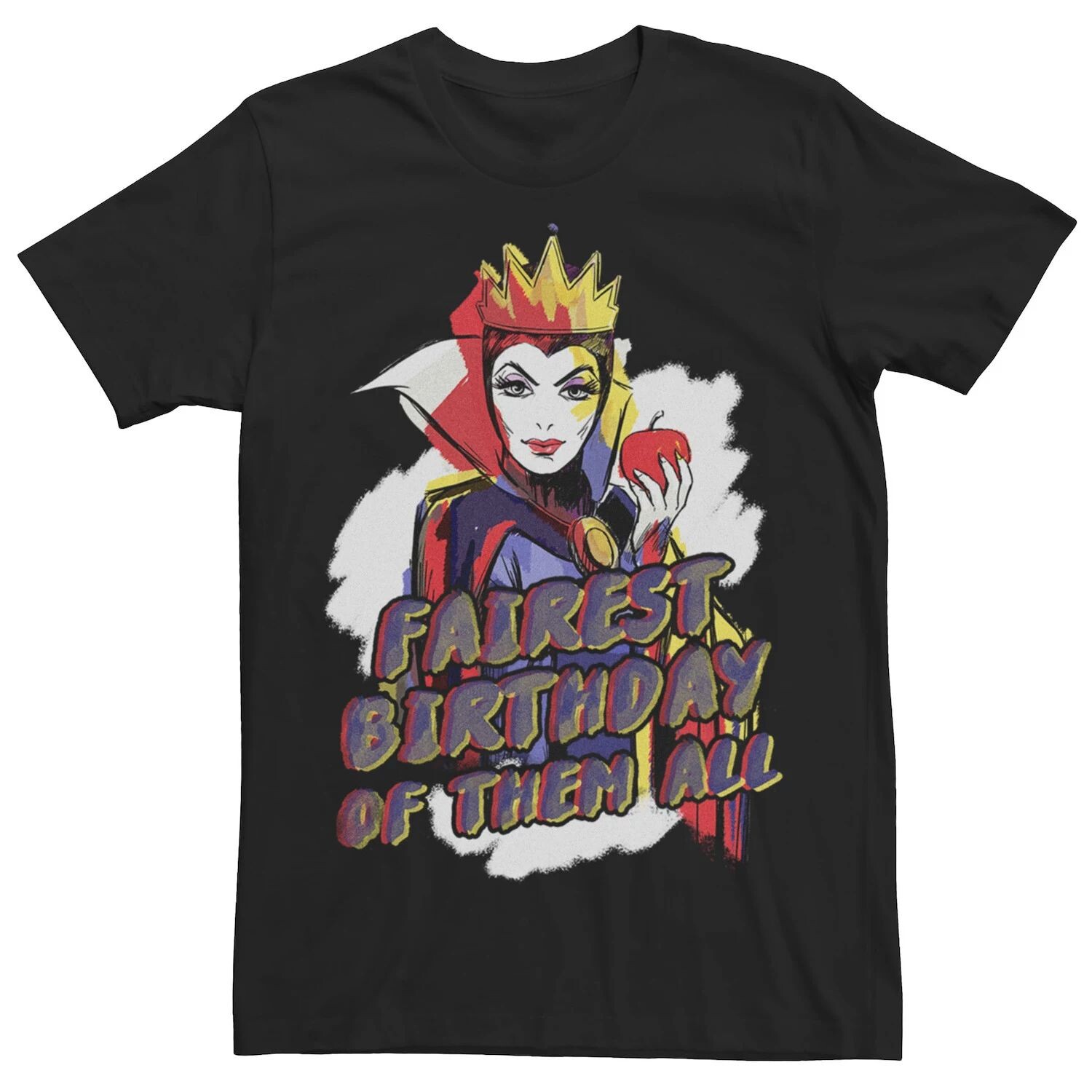 Мужская футболка Disney Villains Evil Queen Fairest Birthday Of Them All Licensed Character
Мужская футболка Disney Villains Evil Queen Fairest Birthday Of Them All Licensed Character