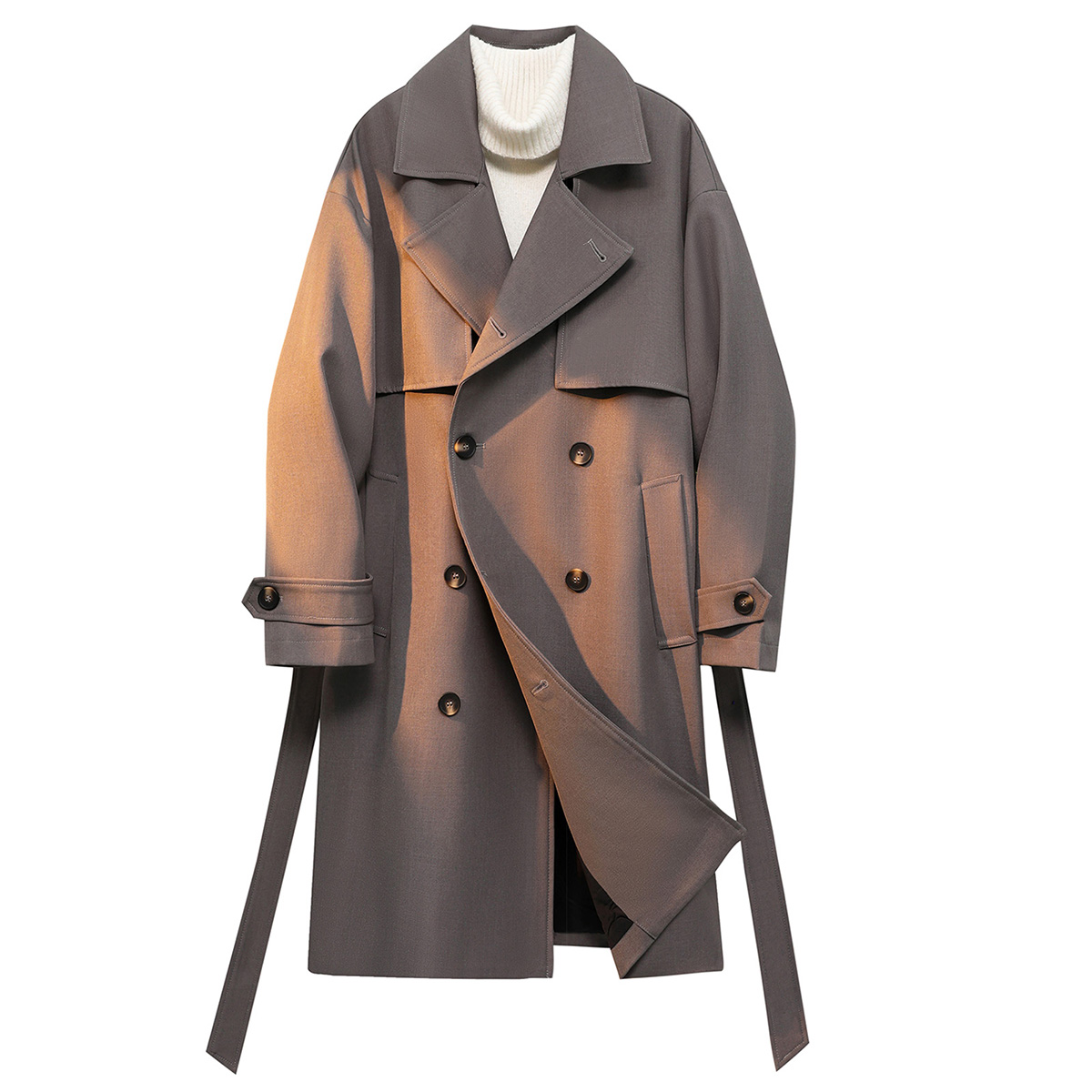 Пальто Unisex Lapel Moderate X1617, серый trench coat
Пальто Unisex Lapel Moderate X1617, серый trench coat