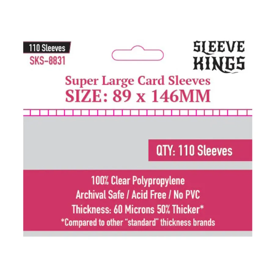 Очень большие конверты для карточек 89x146 мм (110), Card Sleeves (Sleeve Kings)
Очень большие конверты для карточек 89x146 мм (110), Card Sleeves (Sleeve Kings)
