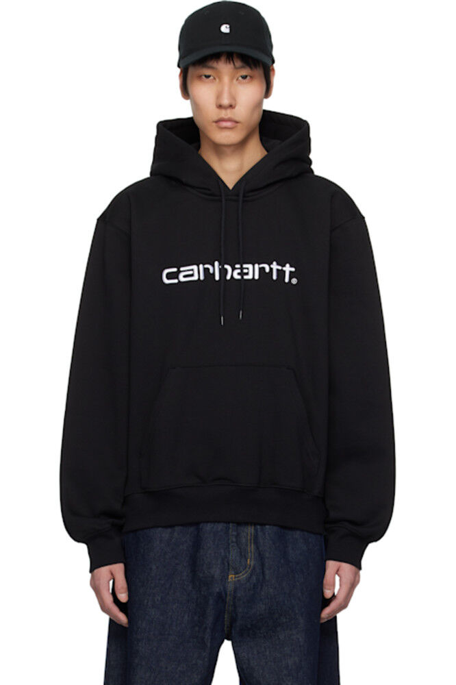 Черная толстовка с капюшоном «Carhartt» Carhartt Work In Progress
Черная толстовка с капюшоном «Carhartt» Carhartt Work In Progress