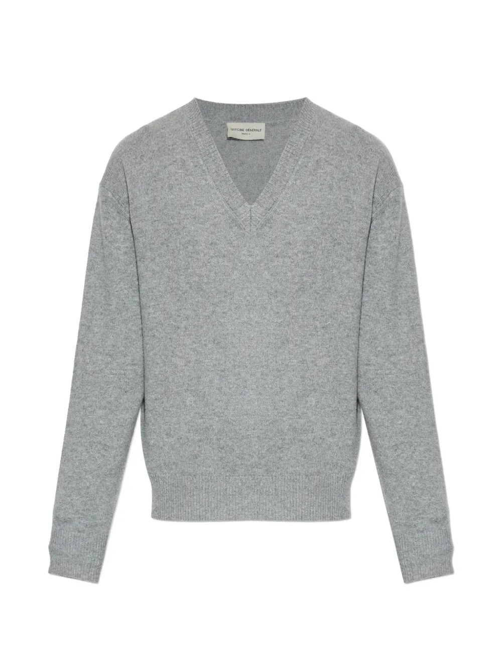 Свитер с V-образным вырезом Manu Officine Generale, серый
Свитер с V-образным вырезом Manu Officine Generale, серый