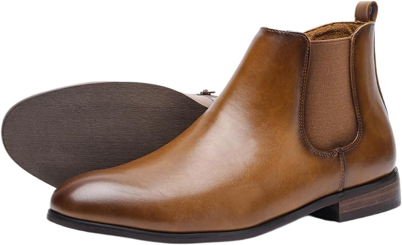Мужские кожаные ботинки челси, классические ботинки для мужчин, кожаные ботинки челси для мужчин Generic, коричневый
Мужские кожаные ботинки челси, классические ботинки для мужчин, кожаные ботинки челси для мужчин Generic, коричневый