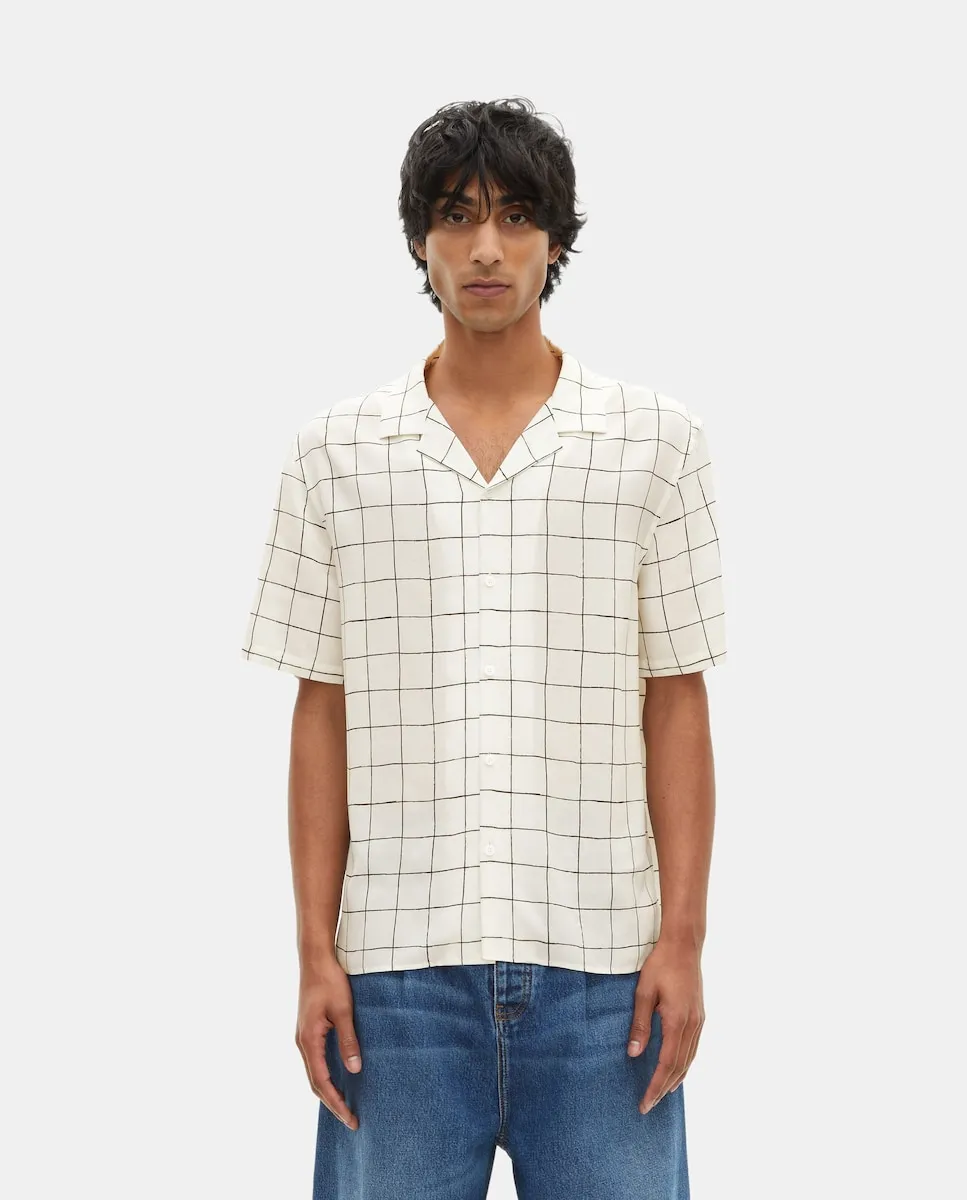 Мужская рубашка в клетку с коротким рукавом The Kooples, белый
Мужская рубашка в клетку с коротким рукавом The Kooples, белый