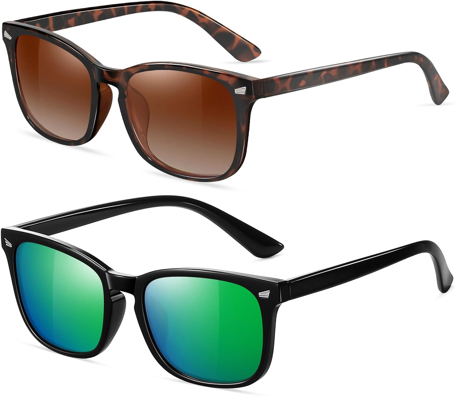 Поляризованные солнцезащитные очки FEIDUSUN для женщин и мужчин. Классические модные солнцезащитные очки с защитой от УФ-излучения, A10 Light Leopard / Gradient Tea + Gloss Black / Green
Поляризованные солнцезащитные очки FEIDUSUN для женщин и мужчин. Классические модные солнцезащитные очки с защитой от УФ-излучения, A10 Light Leopard / Gradient Tea + Gloss Black / Green