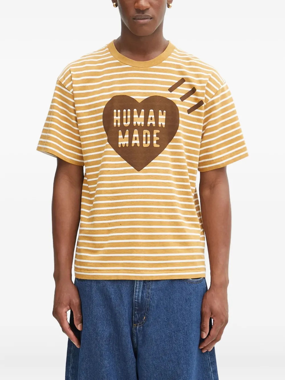 Футболка с графичным принтом Human Made, бежевый
Футболка с графичным принтом Human Made, бежевый