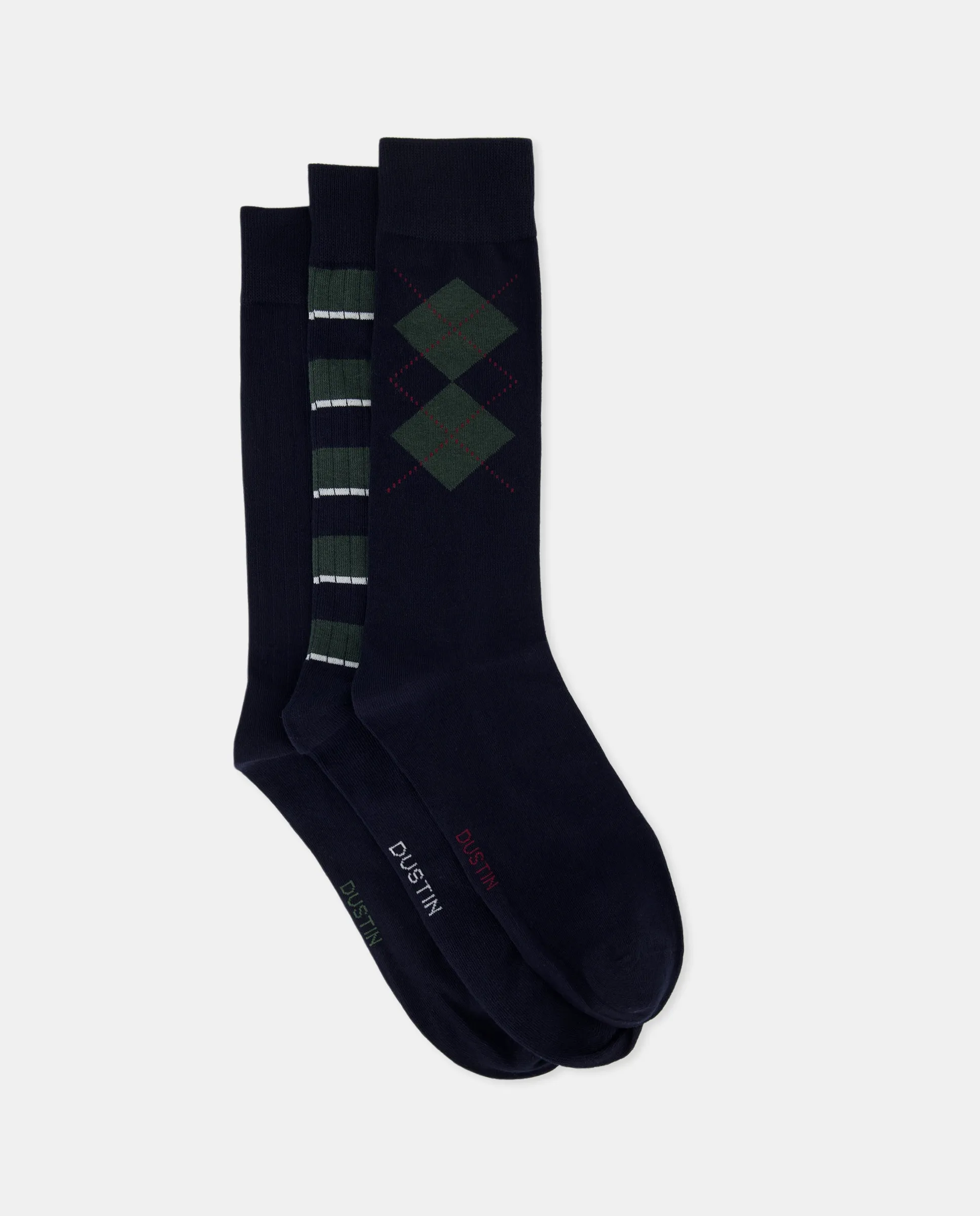 Набор из 3 спортивных носков с принтом для мужчин Dustin, зеленый
Набор из 3 спортивных носков с принтом для мужчин Dustin, зеленый