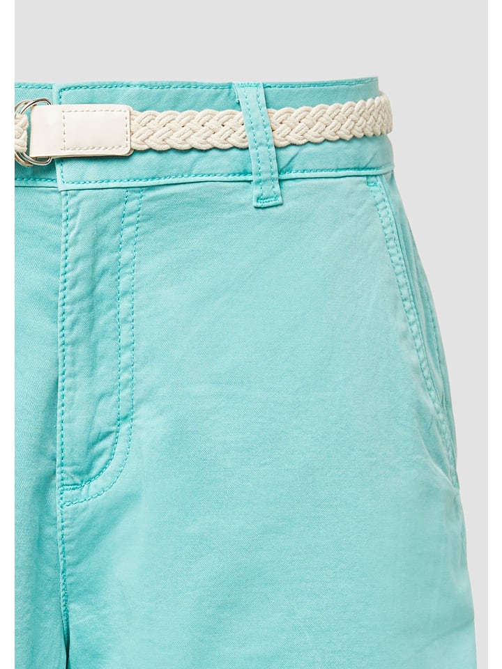 Тканевые шорты s.Oliver, бирюзовый
Тканевые шорты s.Oliver, бирюзовый