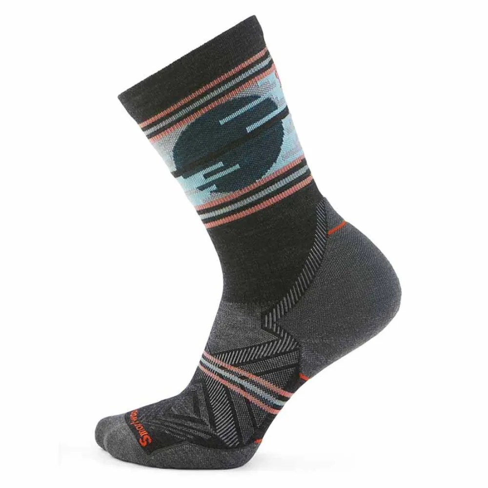 Носки Smartwool Trail Run Targeted Cushion Sunset Trail Crew, черный 
Носки Smartwool Trail Run Targeted Cushion Sunset Trail Crew, черный