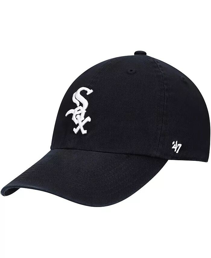 Big Boys Black Chicago White Sox Team Logo Clean Up Регулируемая кепка '47 Brand
Big Boys Black Chicago White Sox Team Logo Clean Up Регулируемая кепка '47 Brand