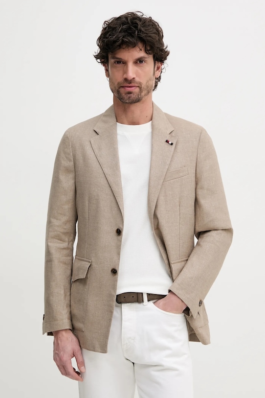 Льняной пиджак Tommy Hilfiger, бежевый
Льняной пиджак Tommy Hilfiger, бежевый