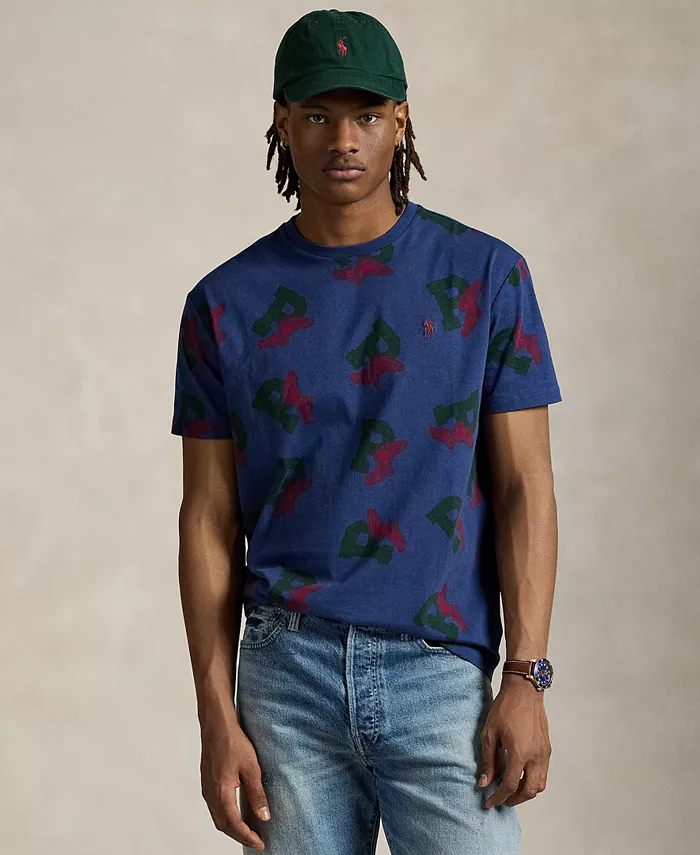 Мужская классическая футболка P-Wing Polo Ralph Lauren, синий
Мужская классическая футболка P-Wing Polo Ralph Lauren, синий