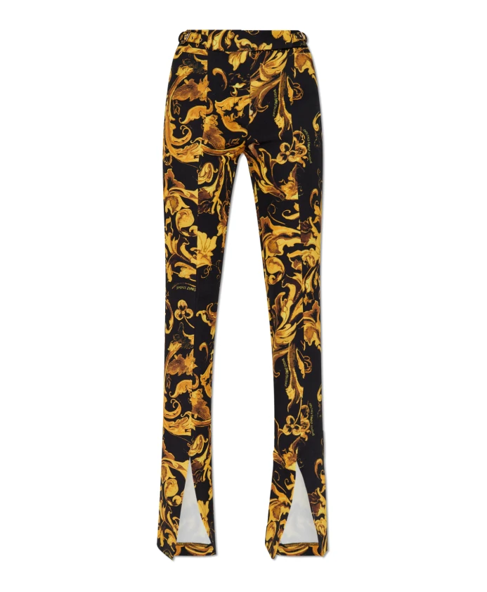 Расклешенные брюки с разрезом Versace Jeans Couture, желтый
Расклешенные брюки с разрезом Versace Jeans Couture, желтый