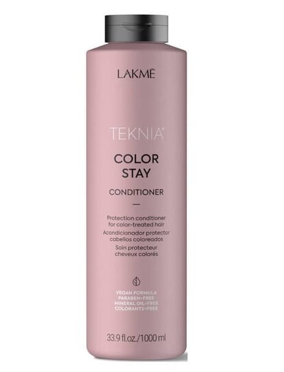 Кондиционер для окрашенных волос, 1000мл Lakme Teknia Color Stay Vegan Conditioner
Кондиционер для окрашенных волос, 1000мл Lakme Teknia Color Stay Vegan Conditioner