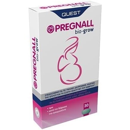 Quest Pregnall Bio-Grow 30 таблеток Fotopharmacy
Quest Pregnall Bio-Grow 30 таблеток Fotopharmacy